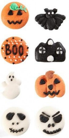 + 91133 DECORS HALLOWEEN 2D Ø 25MM120 PIECES