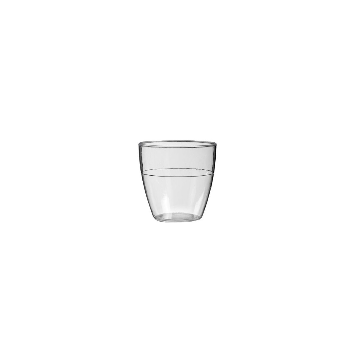 VERRINE CANTINE EN PLASTIQUE TRANSPARENT 170ML H6,1CM Ø6,8CM 100PCS