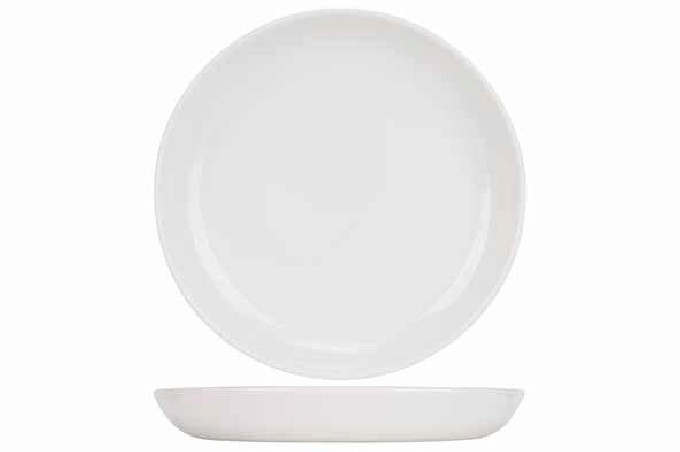 C&T TITANIUM ASSIETTE PLATE BLANCHE 23CM B.DROIT