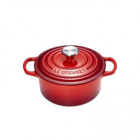 LE CREUSET COCOTTE RONDE 18CM CERISE 1.8L 2P