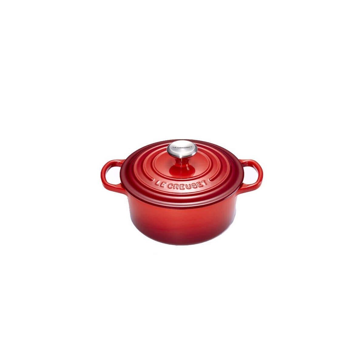 LE CREUSET COCOTTE RONDE 18CM CERISE 1.8L 2P