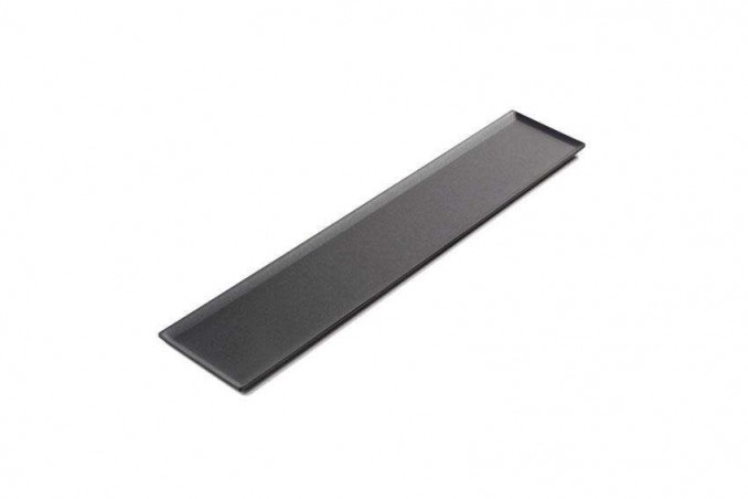 PLATEAU PLEXI NOIR "SMOKE" 40X10CM H3MM 