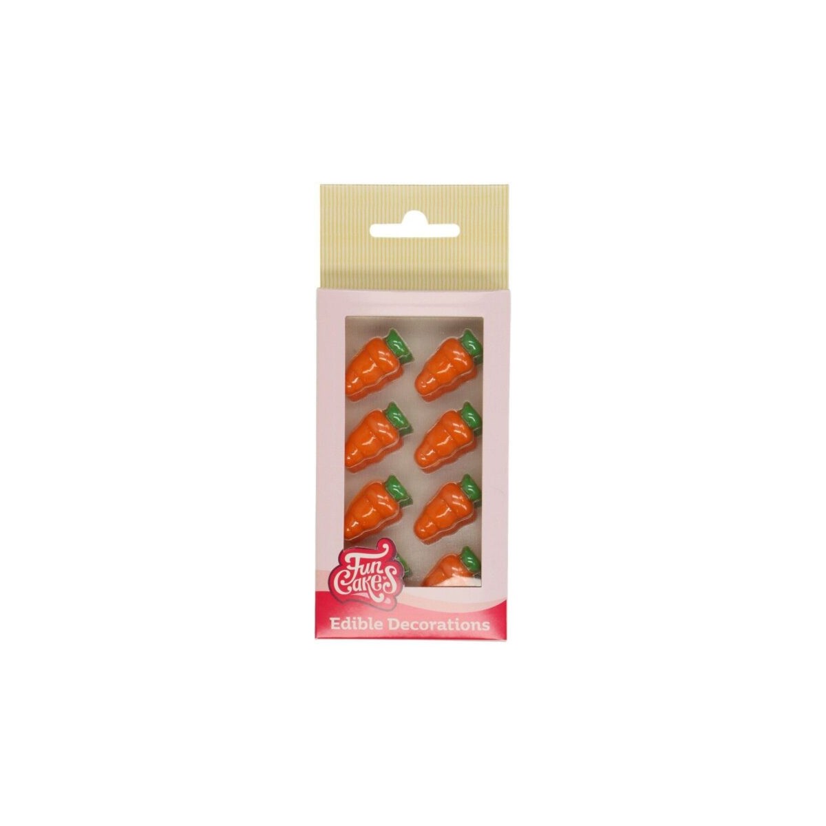 FUNCAKES CAROTTE 25MM EN CHOCOLAT 24 PIECES