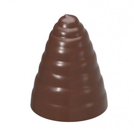 CHOCOLATE MOULD DOME CW5051 13.5X27.5CM 2X4 80GR