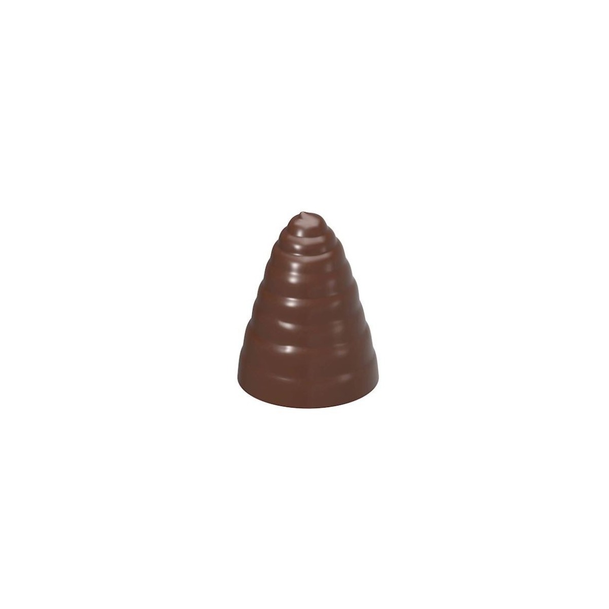 CHOCOLATE MOULD DOME CW5051 13.5X27.5CM 2X4 80GR