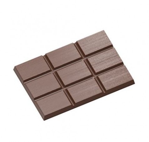 CHOCOLATE MOULD BAR STRIPES CW161013.5X27.5CM 1X1 327GR 