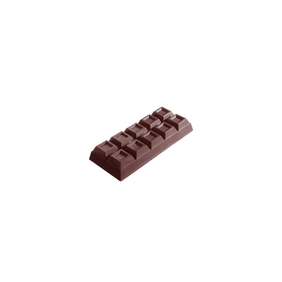 CHOCOLADEREEP VORM 10AFDRUKKEN CW130917.5X27.5CM 1X1 