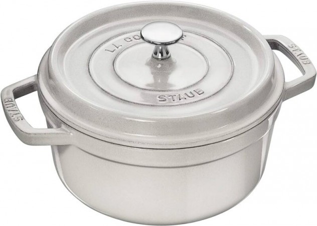 STAUB 26CM RONDE BRAADPAN WITTE TRUFFEL