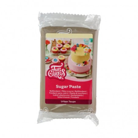 FUNCAKES SUIKERPASTA URBAN TAUPE 250GR