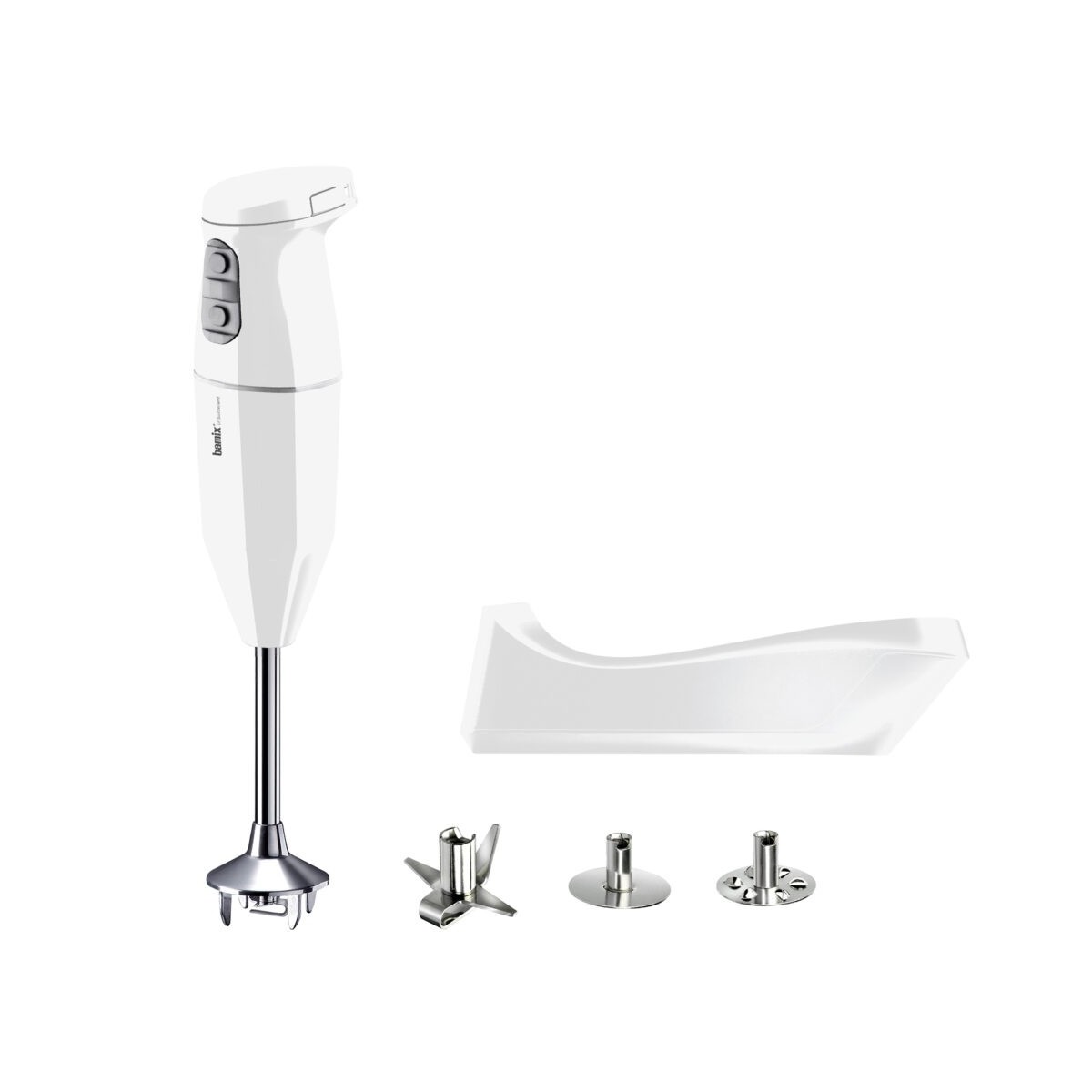 BAMIX CORDLESS PRO MIXER WHITE 250W 3 SPEEDS WITH EXTRA BATTERY 