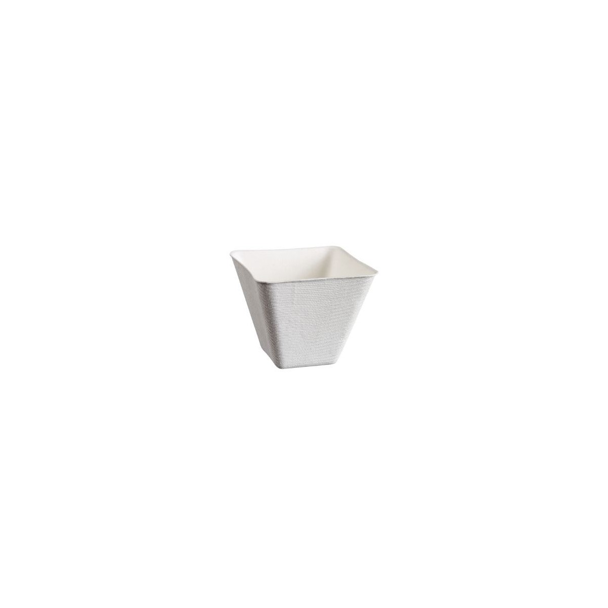 VERRINE EMERAUDE 155ML PULPE DE CANNE 7,1X7,1X5,8CM 50PCS 