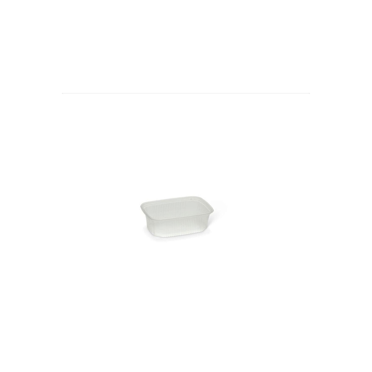 BARQUETTE POUR BOUCHERIE/TRAITEUR 150ML TRANSPARENSANS COUVERCLEPP 108X82X34MM --100PC 