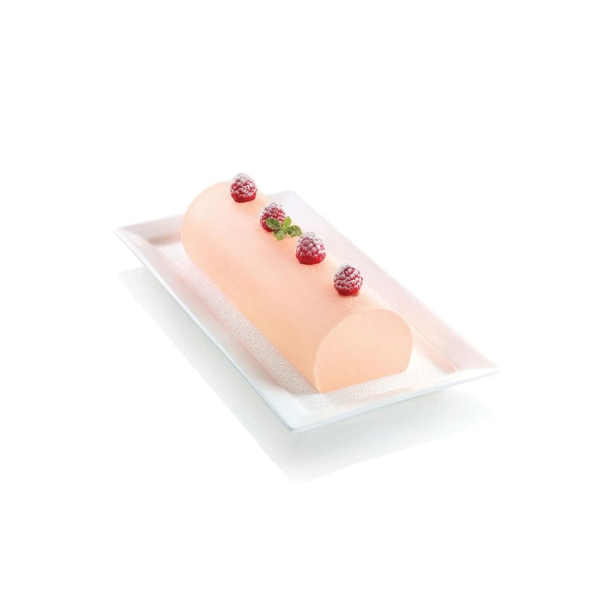 SILIKOMART KIT MOULE SILICONE FROZEN BUCHE 25X8CM H6,7CM VOL 1200ML