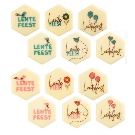 12813 PLATE LENTEFEEST 3,8CM 96PCS ON/ORDER