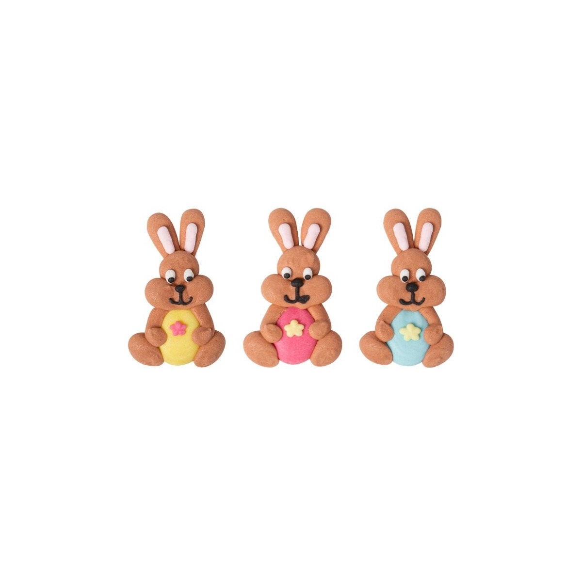 54644 LAPIN AVEC OEUF 2,5X4 CM 144PCS S/CDE