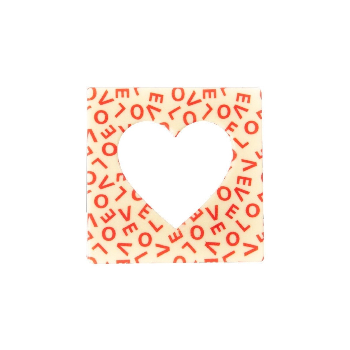 2068534 CARRÉ COEUR OUVERTE LOVE 10X10CM 10PCS S/CDE