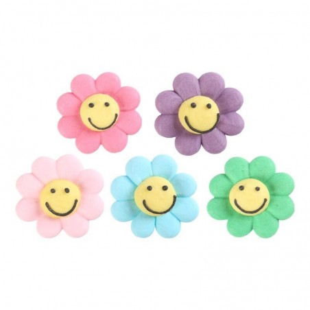 1024892 SMILEY FLEUR 2,8CM 210PCS S/CDE