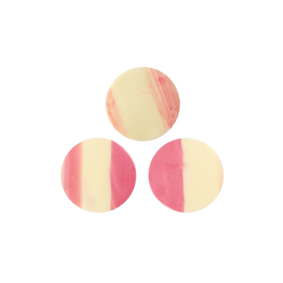 1034044 MARBLED CIRKLE PINK 5,5CM 100PCS