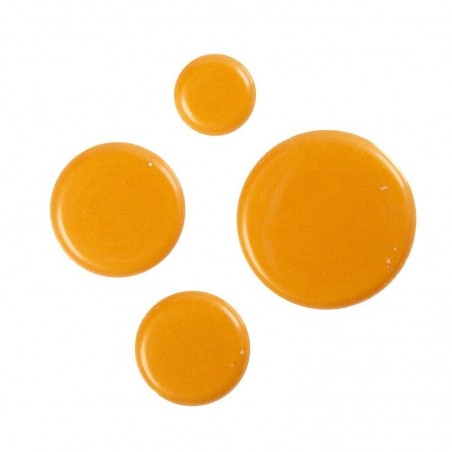 2034393 RONDES ORANGE 1,5-2,3-2,7-3,5CM 200PCS S/CDE