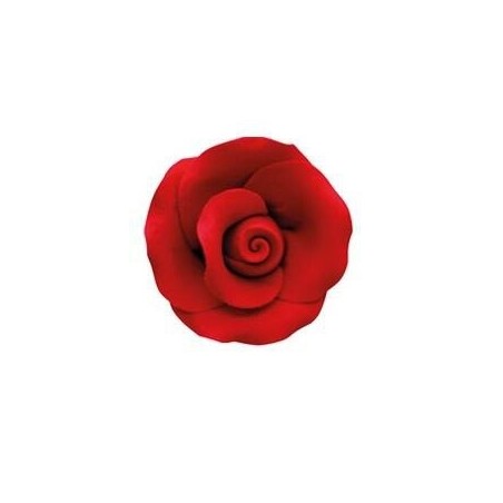 1066132 ROSE ROUGE 2,5CM 64PCS S/CDE