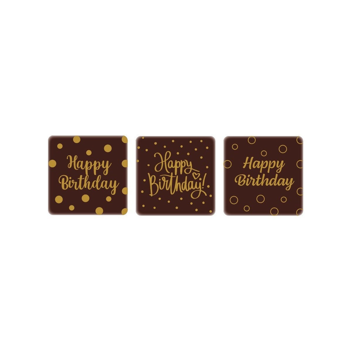 2067008 CARRÉ HAPPY BIRTHDAY 5X5CM 75PCS S/CDE