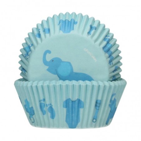 FUNCAKES CUPCAKE MUFFINVORM BABY BOY48 STUKKEN BLISTER