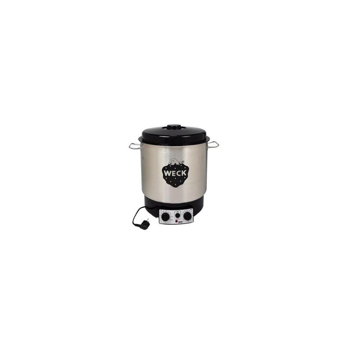 WECK STERILISATEUR ELECTRIQUE INOX A/THERMOSTAT+ MINUTERIE 35CM 29L RECUP COMPRIS