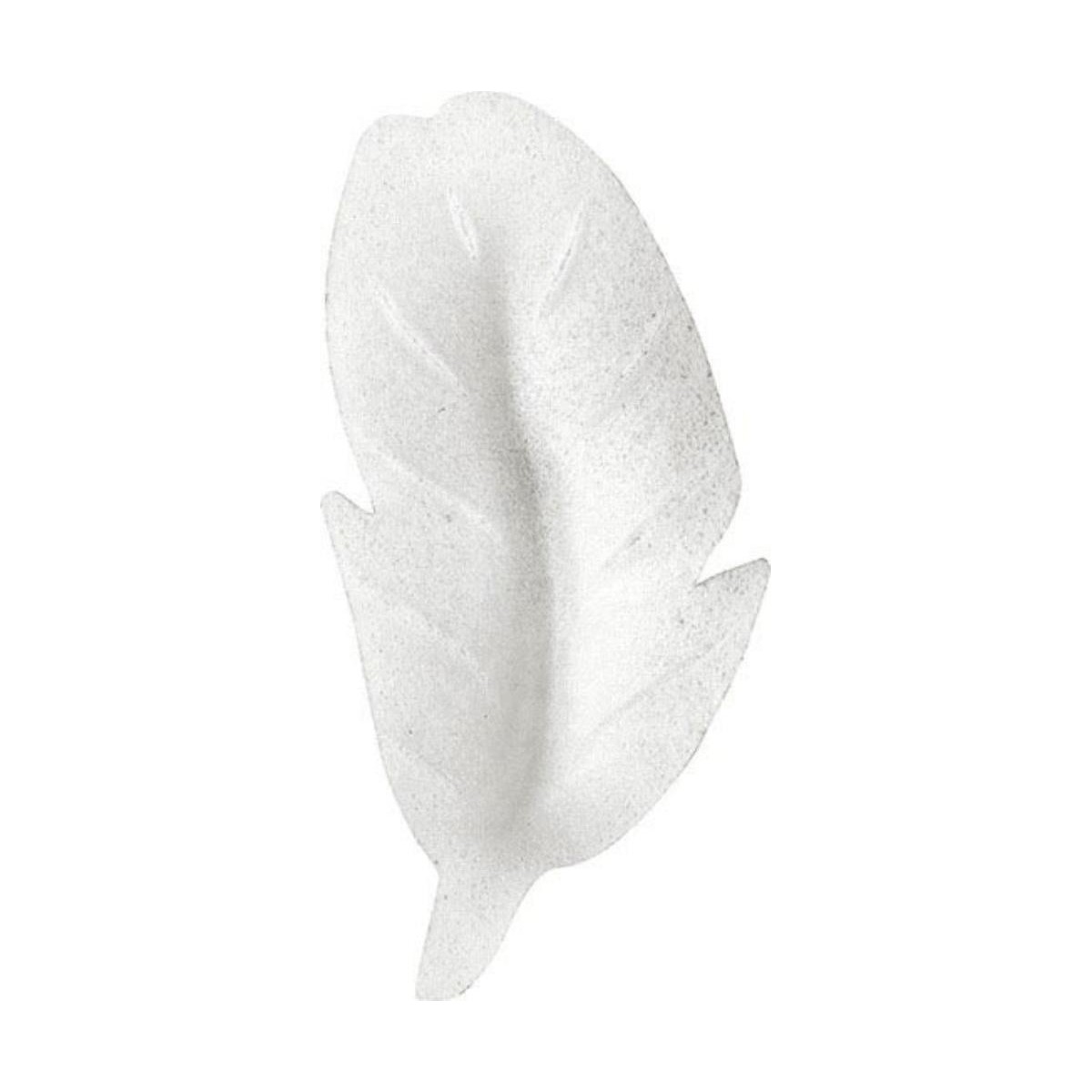 PLU01 PLUME EN AZYME BLANC 46X23MM 200 PCES