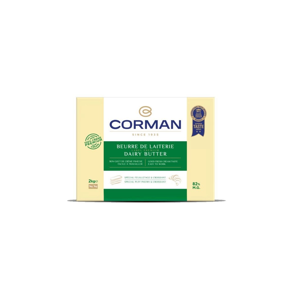 CORMAN DAIRY BUTTER PUFF PASTRY & CROISSANT 5 X 2 KG 0026925 - 26850301  KG