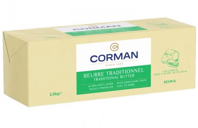 RUPTURE ? CORMAN BEURRE TRADITIONNEL BRIOCHE  & CAKE  4X2,5KG 269532-20665601