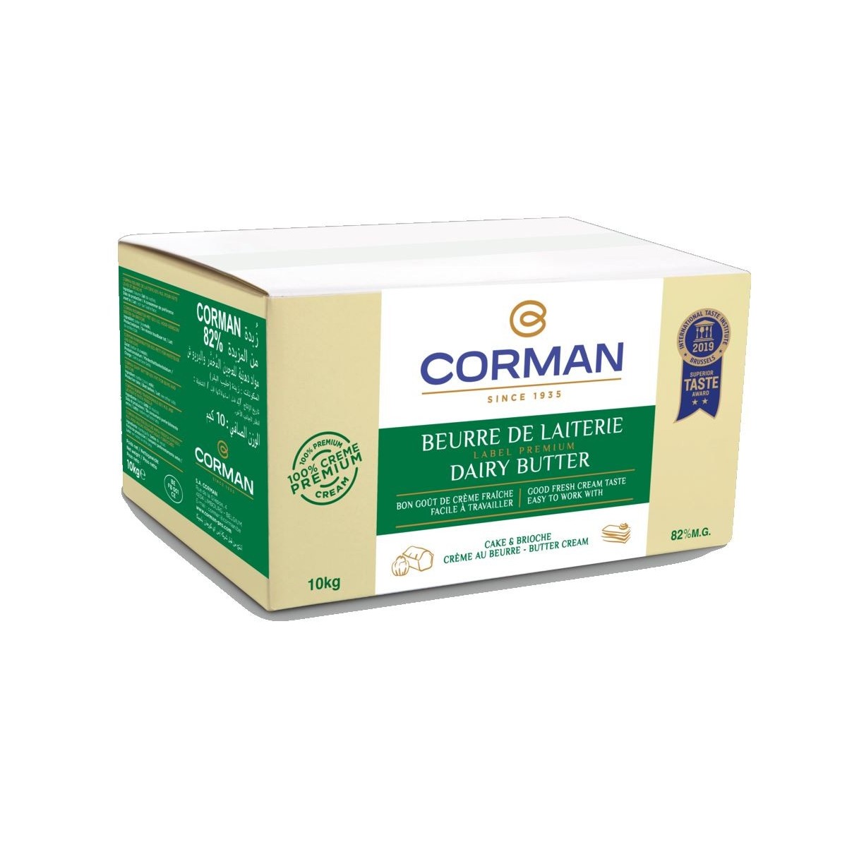 CORMAN BEURRE DE LAITERIE INCORPORATION 10KG 0029351 - 20133507