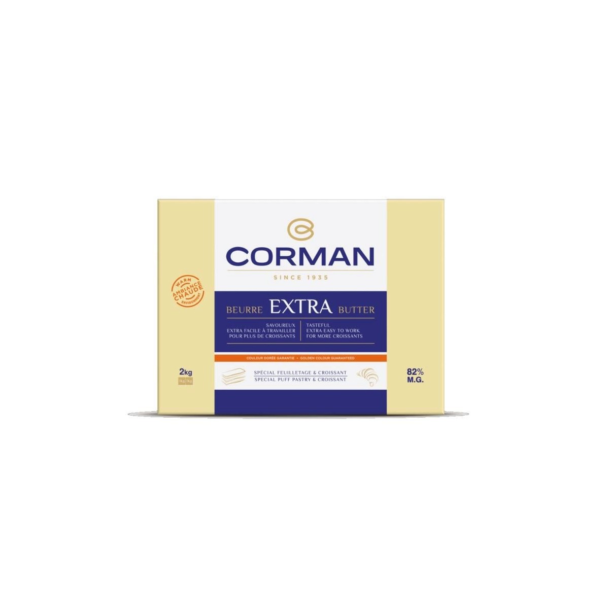 CORMAN BOTER EXTRA 82% WARME BLADATMOSFEER 5 X 2 KG 0029092 - 26850901  KG