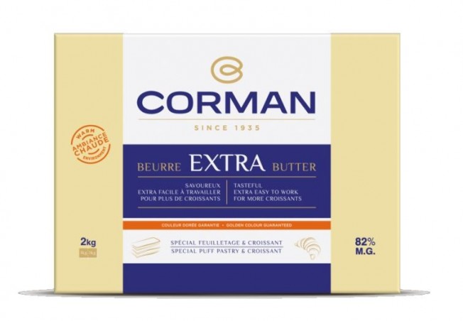 RUPTURE-2025 CORMAN BEURRE EXTRA 82% AMBIANCE  CHAUDE FEUILL. & CROISSANT 5 X 2 KG 26850901