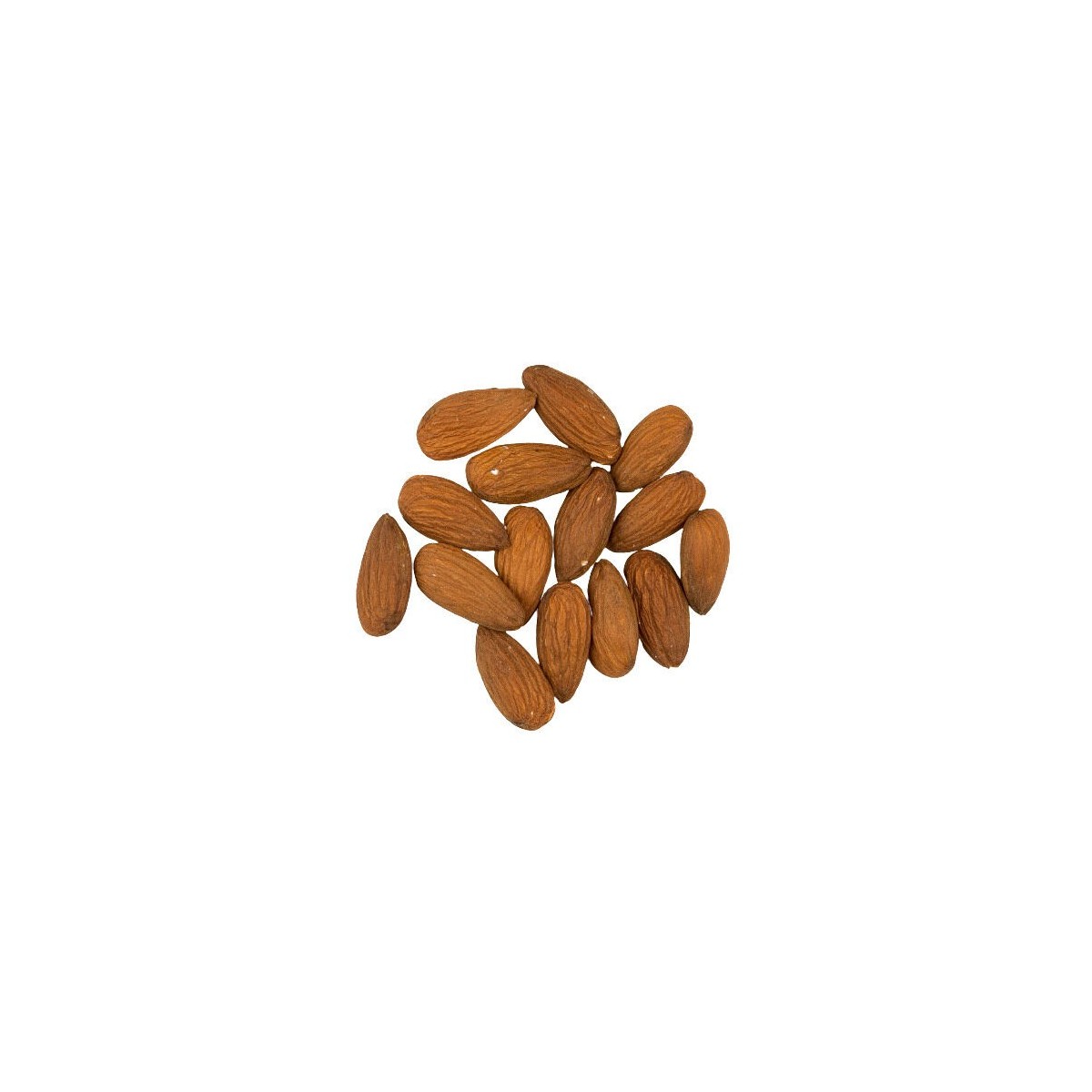 WHOLE BROWN ALMONDS 1 KG  KG