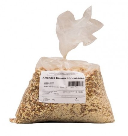 CALIFORNIAN BROWN CRUSHED ALMONDS 5 KG  KGON/ORDER