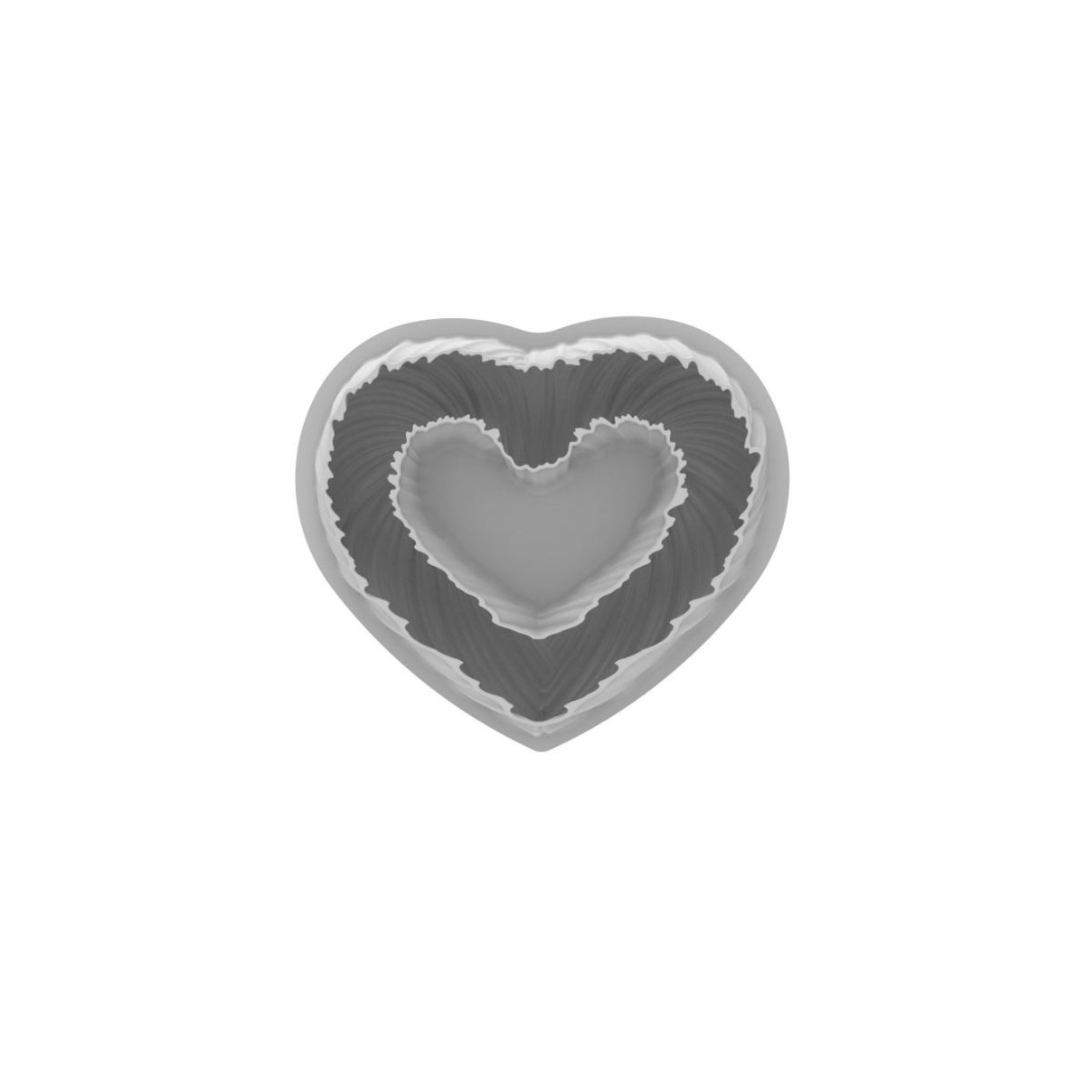 SILIKOMART MOULE SILICONE HEARTBEAT 25X22CM H5,2CM VOL 1250ML