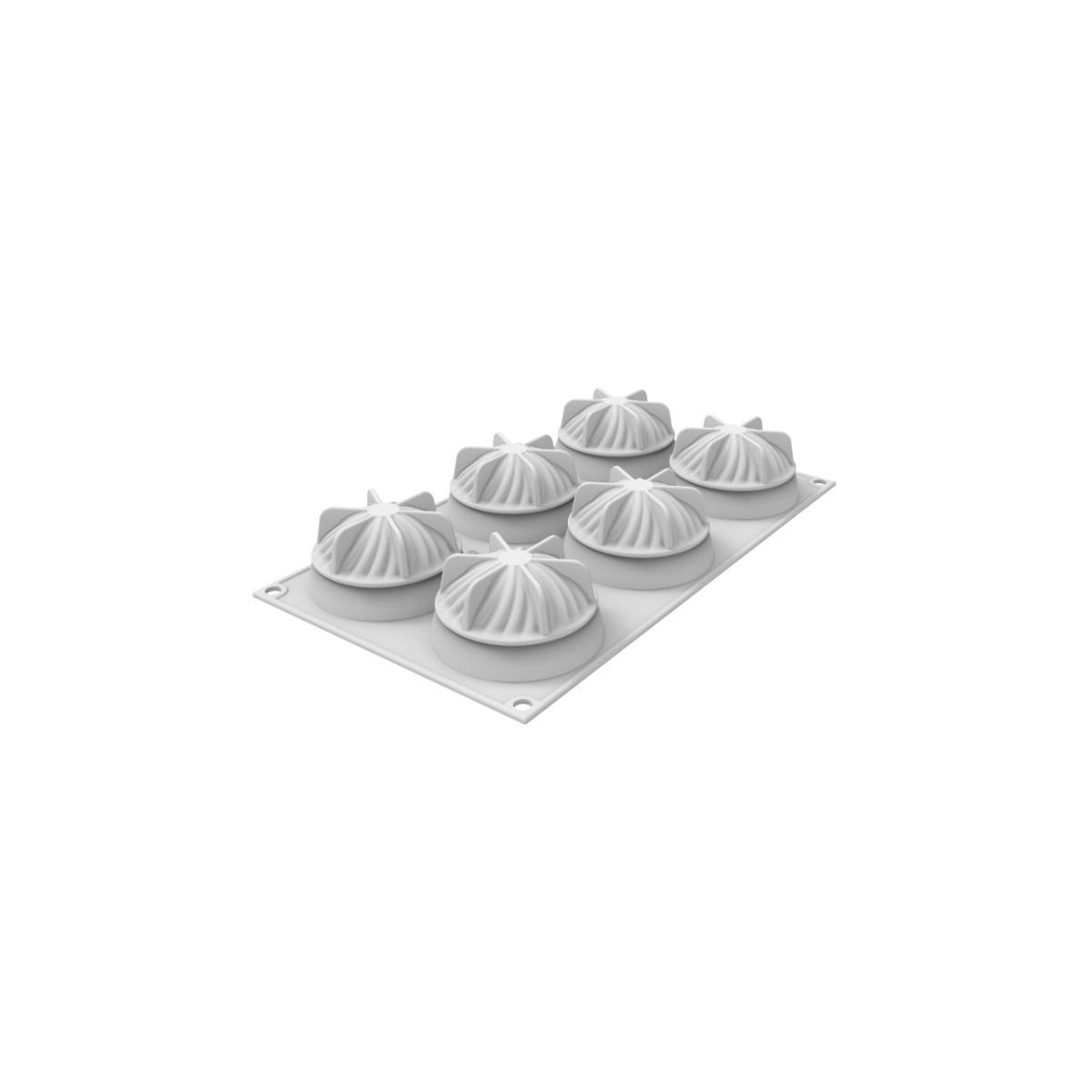 SILIKOMART SILICONE MOULD MINI WAVE 6PRINT Ø7,3CMH4,1CM VOL 105ML