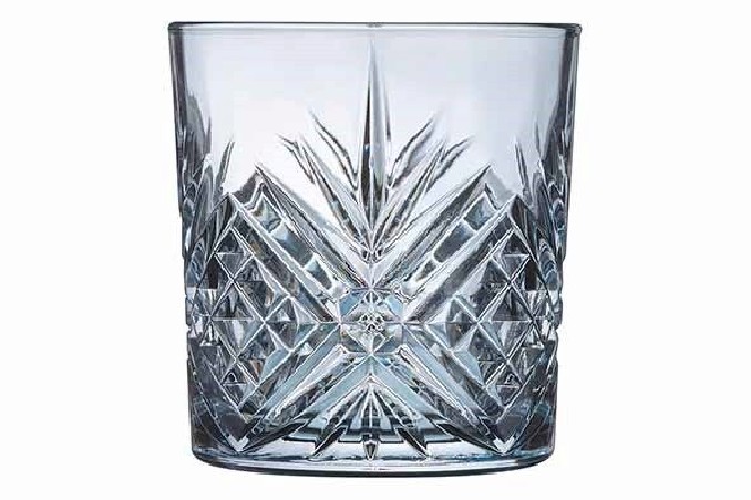 ARCOROC BROADWAY GLASS "BLUE" FB TUMBLER 30CL