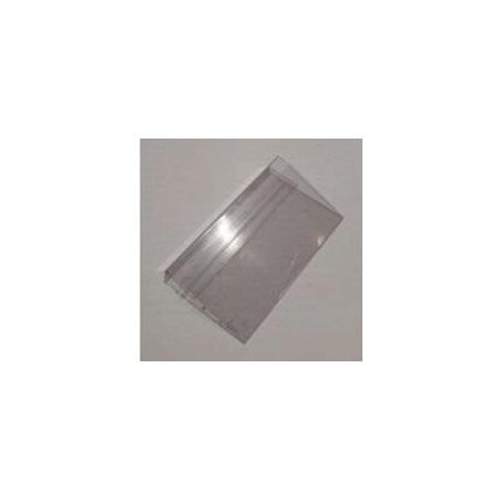 SUPPORT PRIX A SUSPENDRE PVC TRANSPARENT 100X60MM 3 PLIS COLIS DE 10PCES