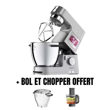 KENWOOD KCL95.004SI ROBOT COOKING CHEF XL 1500W + BOL ET CHOPPER OFFERT 