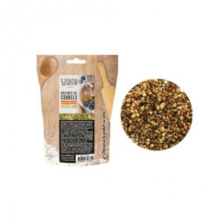 PATISDECOR CARAMELISED PUMPKIN SEED CHIPS 120GR