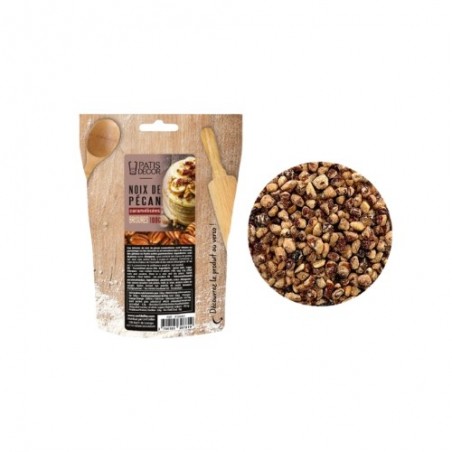 PATISDECOR CARAMELISED PECAN NUT CHIPS 100GR