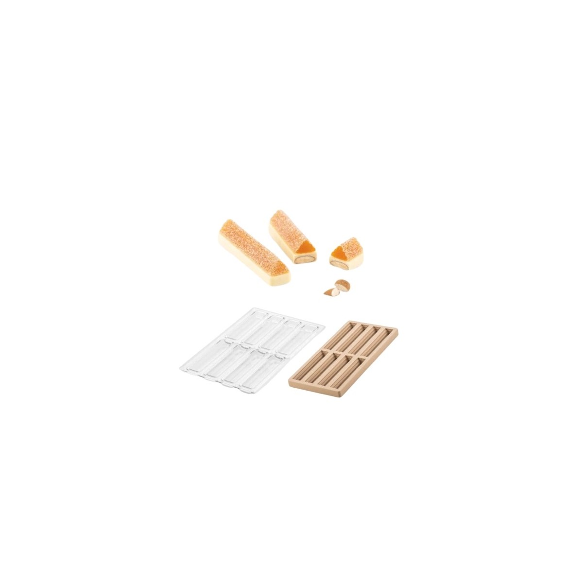 SILIKOMART TRITAN PRALINE MAL CH016 KIT BAR TRONCO 12X2,5XH1CM + ICHB01 SILICONEN MAL