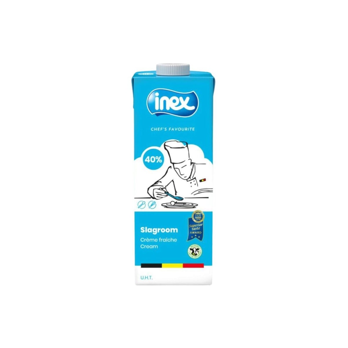 Crème fraiche 40% tétra pack 12 x 1L