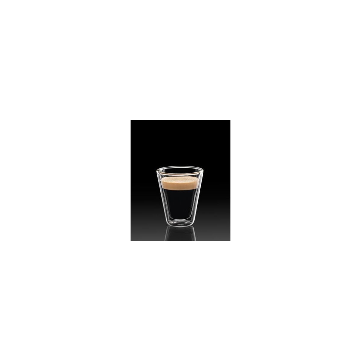 LUIGI BORMIOLI SET 2 VERRES"CAFFEINO" 8.5CL  DOUBLE PAROI