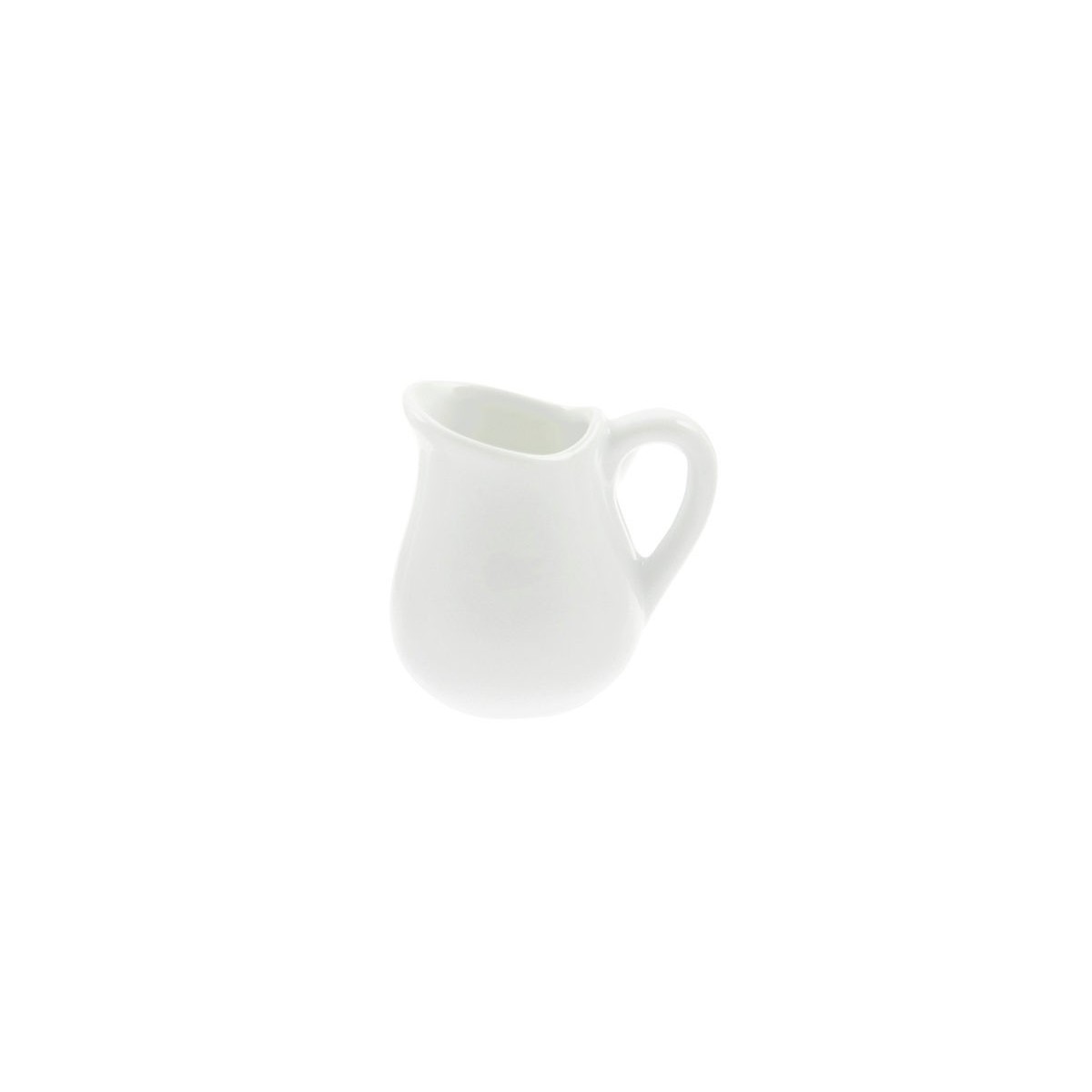 SET 6 POTS LAIT/CREMIER MINI 2CL A/ANSEPORCELAINE BLANCHE