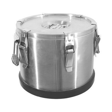 PORTE ALIMENTS INOX 20L DIAM 38-HT32 EMPILABLEISOTHERMIQUE 