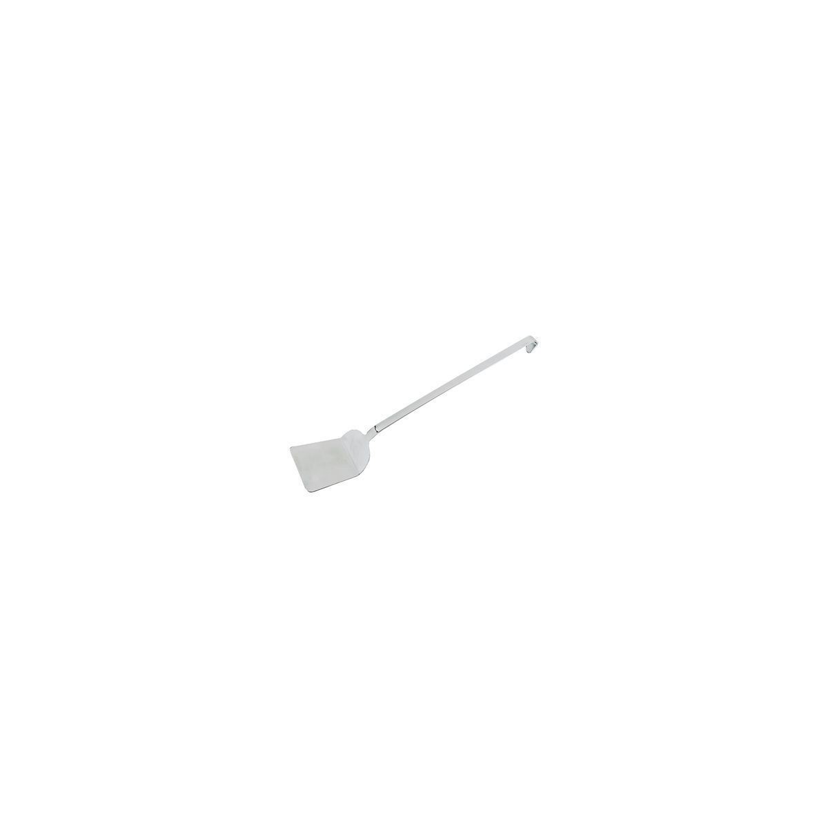 SPATULE MONOBLOC 18/10 PLEINE - 14X11CM- L 50CM