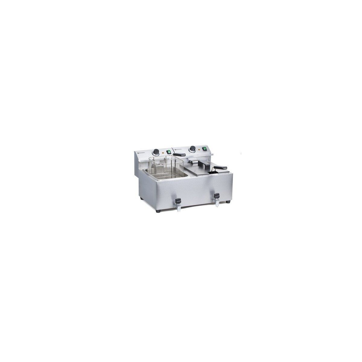 HENDI FRITEUSE MASTERCOOK INOX 02X8L - 2X3500W