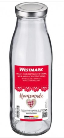 WESTMARK SET 6 BOUTEILLES VERRE 500ML BOUCH. A VIS SET DE 6 PCES